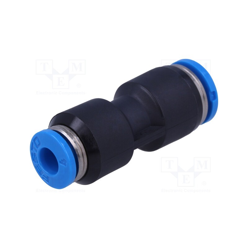 1 pcs x FESTO-153037 - Push-in fitting, straight,reductive, -0.95÷6bar, QS, Øout: 4mm