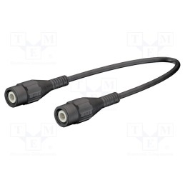 1 pcs x STu00c4UBLI - 67.9770-10021 - Test lead, BNC plug,both sides, Len: 1m, black, Z: 50Ω, brass