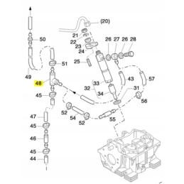 Hatz 03989601 fuel line tee