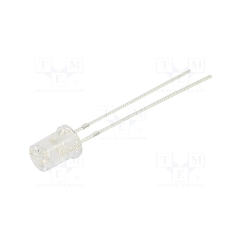 1 pcs x OPTOSUPPLY - OSG5DA53C1A - LED, 5mm, green, 1120÷1560mcd, 120°, Front: recessed, 2.9÷3.4V