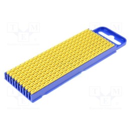 200 pcs x HELLERMANNTYTON - 561-02614 - Markers, Marking: 1, 2.8÷3.8mm, polyamide, yellow, -40÷85°C, WIC