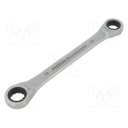 1 pcs x PROXXON - 23249 - Wrench, box,with ratchet, 16mm,18mm, steel, MicroSpeeder