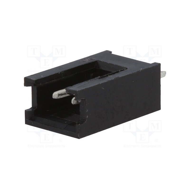 2 pcs x TE Connectivity - 280370-1 - Socket, wire-board, male, AMPMODU MOD II, 2.54mm, PIN: 2, THT