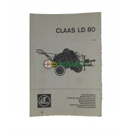 Claas ld80 ger service manual