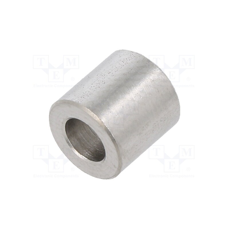 5 pcs x DREMEC - 348/4,3X08 - Spacer sleeve, 8mm, cylindrical, stainless steel, Out.diam: 8mm