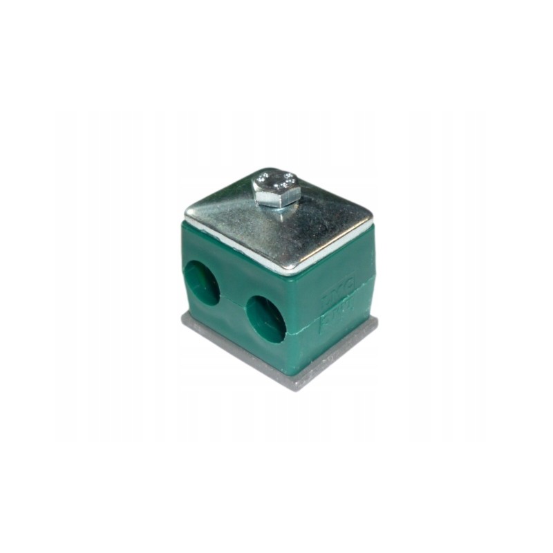 Double clamp fi 2x12mm for mounting the hydraulic pipe