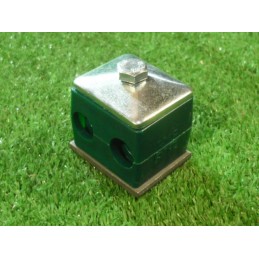 Double clamp fi 2x12mm for mounting the hydraulic pipe