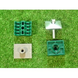 Double clamp fi 2x12mm for mounting the hydraulic pipe