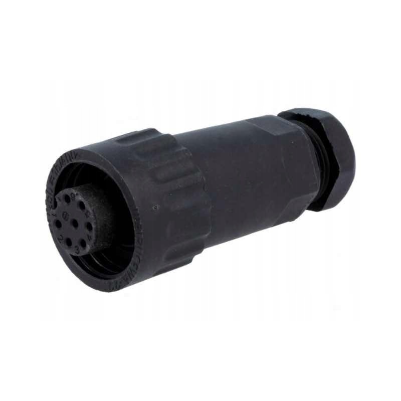 Weipu 7pin female plug soldered 7 8 5mm 10a l