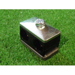 Double clamp fi 2x18mm for mounting the hydraulic pipe