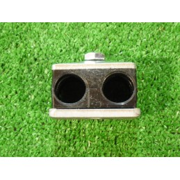 Double clamp fi 2x18mm for mounting the hydraulic pipe