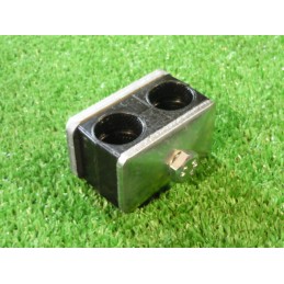 Double clamp fi 2x18mm for mounting the hydraulic pipe