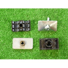 Double clamp fi 2x18mm for mounting the hydraulic pipe