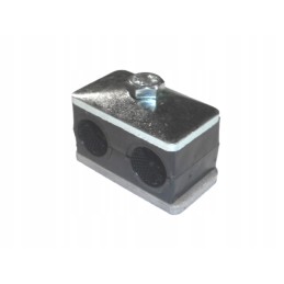 Double clamp fi 2x16mm for mounting the hydraulic pipe