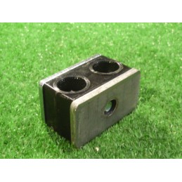 Double clamp fi 2x16mm for mounting the hydraulic pipe