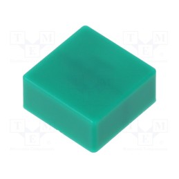 1 pcs x OMRON OCB - B321350 - Button, push-in, none, 5.5mm, -25÷70°C, square, green