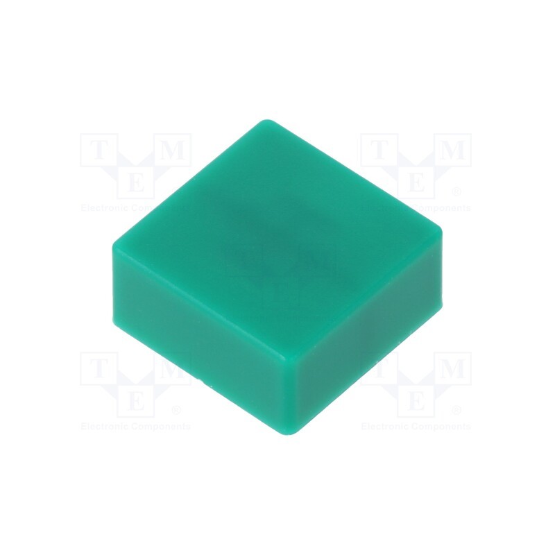 1 pcs x OMRON OCB - B321350 - Button, push-in, none, 5.5mm, -25÷70°C, square, green