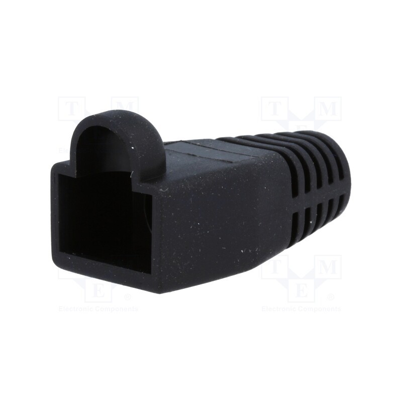 2 pcs x CONEC - 795-601302 - RJ45 plug boot, 6mm, black