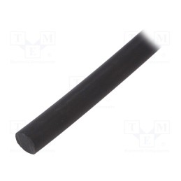 5 m x ORING USZCZELNIENIA TECHNICZNE - OR-14-70-5M-NBR - O-ring rope, NBR rubber, black, Shore hardness: 70, L: 5m, Ø: 14mm