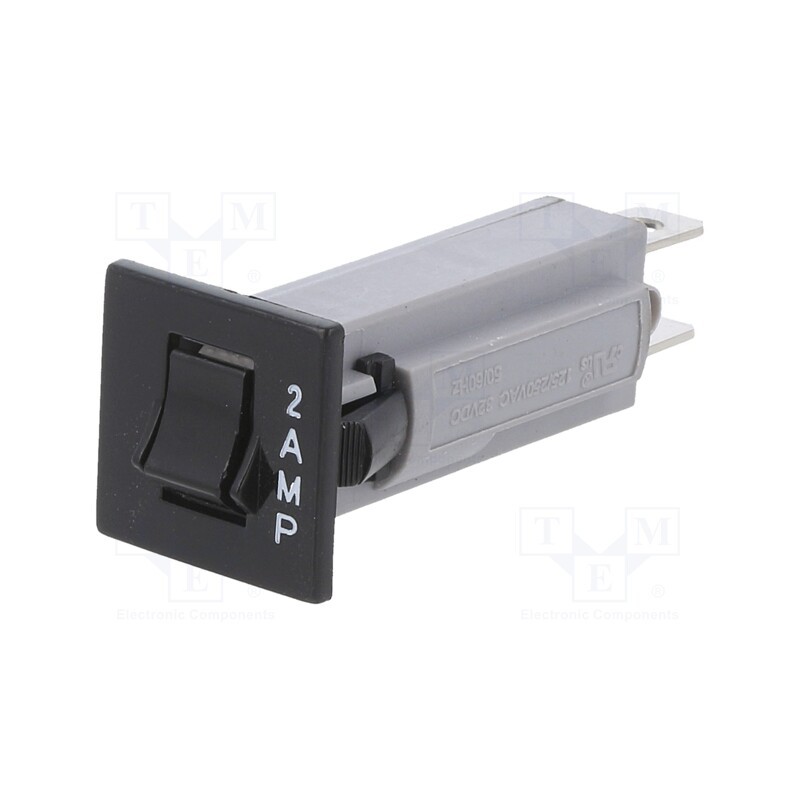 1 pcs x OPTIFUSE - CBW28-2A - Fuse: thermal, 2A, Imax: 1kA, 125V,250V, 32VDC, 18.7x18.7x39.5mm