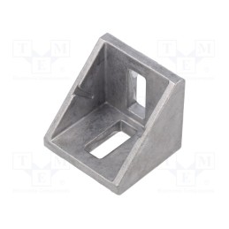 5 pcs x FATH - 093W404N08 - Angle bracket, for profiles, Width of the groove: 8mm, W: 38mm