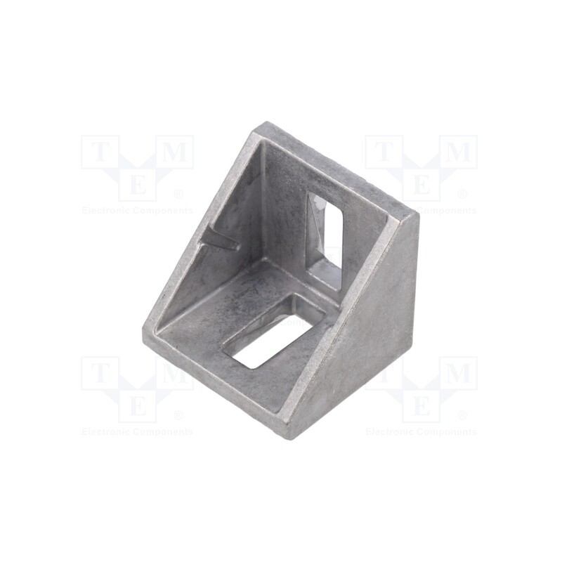 5 pcs x FATH - 093W404N08 - Angle bracket, for profiles, Width of the groove: 8mm, W: 38mm