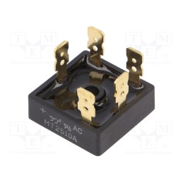 1 pcs x YANGJIE TECHNOLOGY - MT2510A - Bridge rectifier: three-phase, Urmax: 1kV, If: 25A, Ifsm: 400A, THT