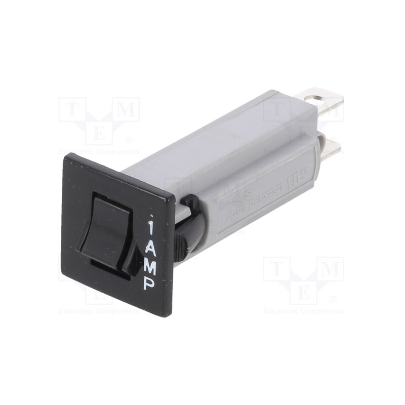 1 pcs x OPTIFUSE - CBW28-1A - Fuse: thermal, 1A, Imax: 1kA, 125V,250V, 32VDC, 18.7x18.7x39.5mm
