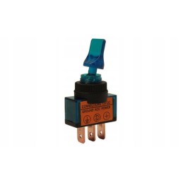 12v switch, blue illuminated