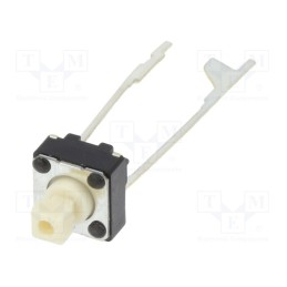 1 pcs x OMRON OCB - B3F6050 - Microswitch TACT, SPST-NO, Pos: 2, 0.05A/24VDC, THT, none, 980mN