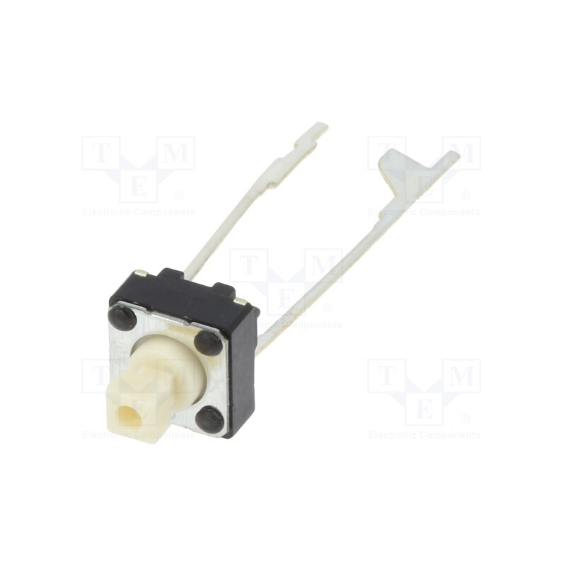 1 pcs x OMRON OCB - B3F6050 - Microswitch TACT, SPST-NO, Pos: 2, 0.05A/24VDC, THT, none, 980mN