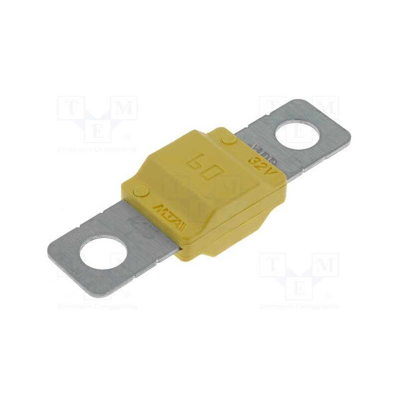 2 pcs x MTA - MIDIVAL 60A - Fuse: fuse, 60A, 32VDC, automotive, 40mm, MIDIVAL