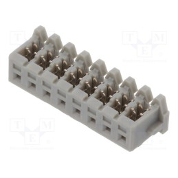 2 pcs x JST - 08KR-6H-P - Plug, IDC, female, KR, 2mm, PIN: 8, for cable, 100V, 1A, Layout: 1x8