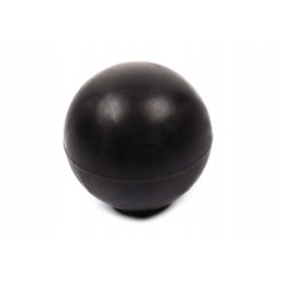 Screw-on knob with internal thread M6x32, black