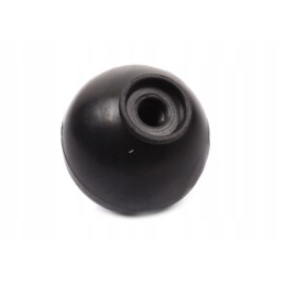 Screw-on knob with internal thread M6x32, black