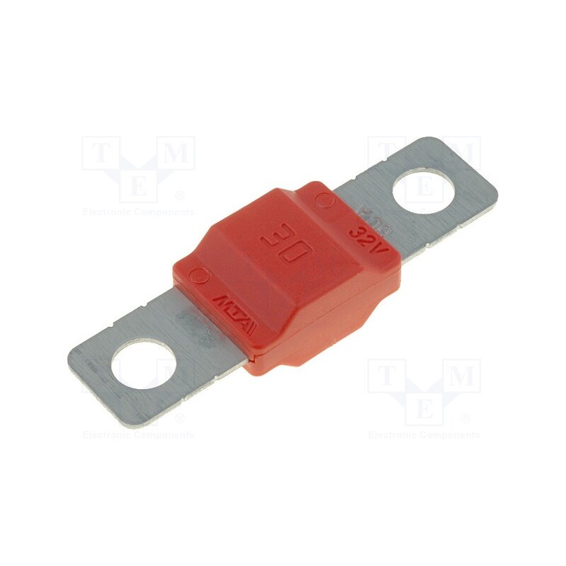 2 pcs x MTA - MIDIVAL 30A - Fuse: fuse, 30A, 32VDC, automotive, 40mm, MIDIVAL