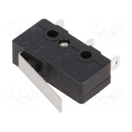 1 pcs x HIGHLY ELECTRIC - SS0501A - Microswitch SNAP ACTION, 3A/250VAC, with lever, SPDT, ON-(ON)