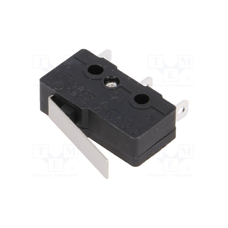 1 pcs x HIGHLY ELECTRIC - SS0501A - Microswitch SNAP ACTION, 3A/250VAC, with lever, SPDT, ON-(ON)