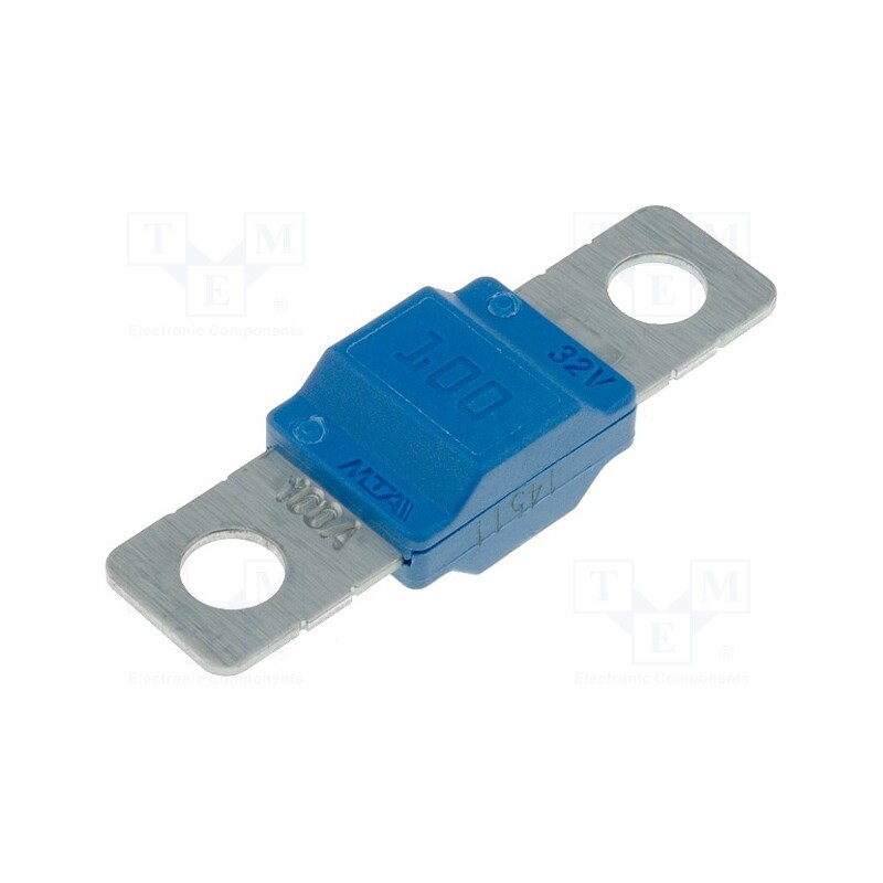 2 pcs x MTA - MIDIVAL 100A - Fuse: fuse, 100A, 32VDC, automotive, 40mm, MIDIVAL