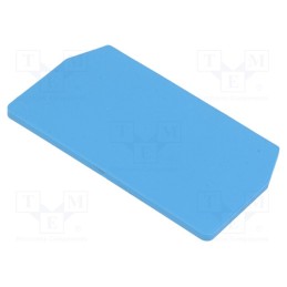 2 pcs x WEIDMu00dcLLER - 1776040000 ZAP/TW ZDU1.5/2AN BL - End/partition plate, blue, wemid, max.125°C, UL94V-0, ZDU1.5