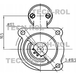 Strong starter r11a 3kw ursus c 330 c 360