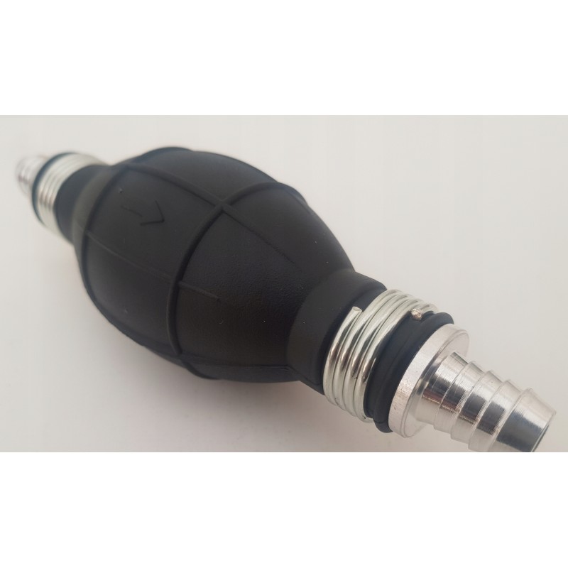 Manual fuel pump, 12 mm rubber bulb