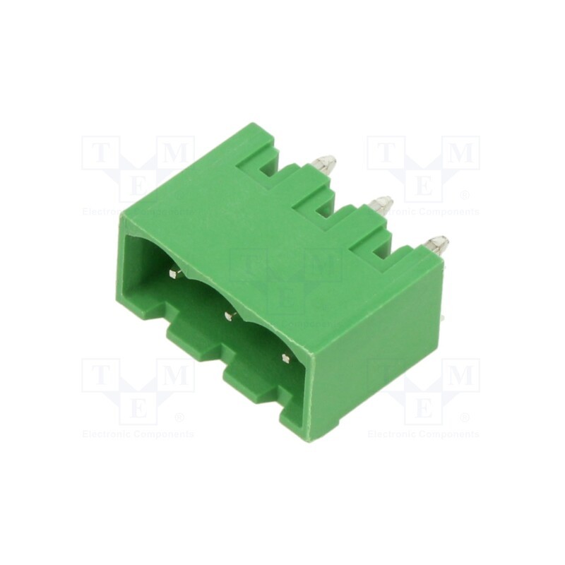 2 pcs x AMPHENOL ANYTEK - OQ0371500000G - Pluggable terminal block, 5mm, ways: 3, straight, socket, male