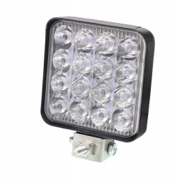 Work lamp 16 LED 48W 83x83x20 mm aluminum