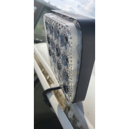 Work lamp 16 LED 48W 83x83x20 mm aluminum