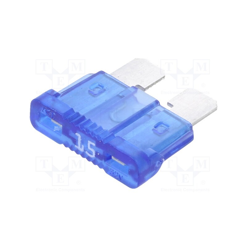 2 pcs x OPTIFUSE - APR-15A - Fuse: fuse, 15A, 32VDC, automotive, 19.1mm, UNIVAL
