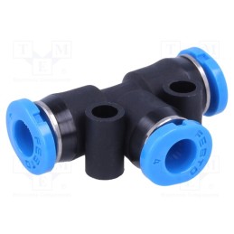 1 pcs x FESTO-153366 - Push-in fitting, T-tap splitter, -0.95÷6bar, PBT, QSM, Øout: 4mm
