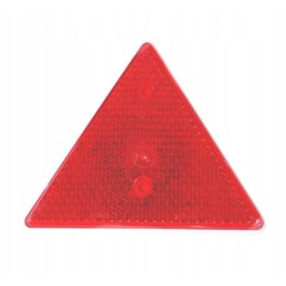 Red reflective triangle ut150 screwed on