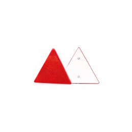 Red reflective triangle ut150 screwed on