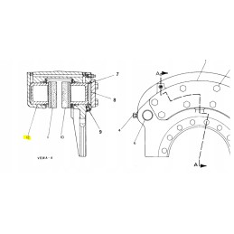 Cat wheel loader brake piston